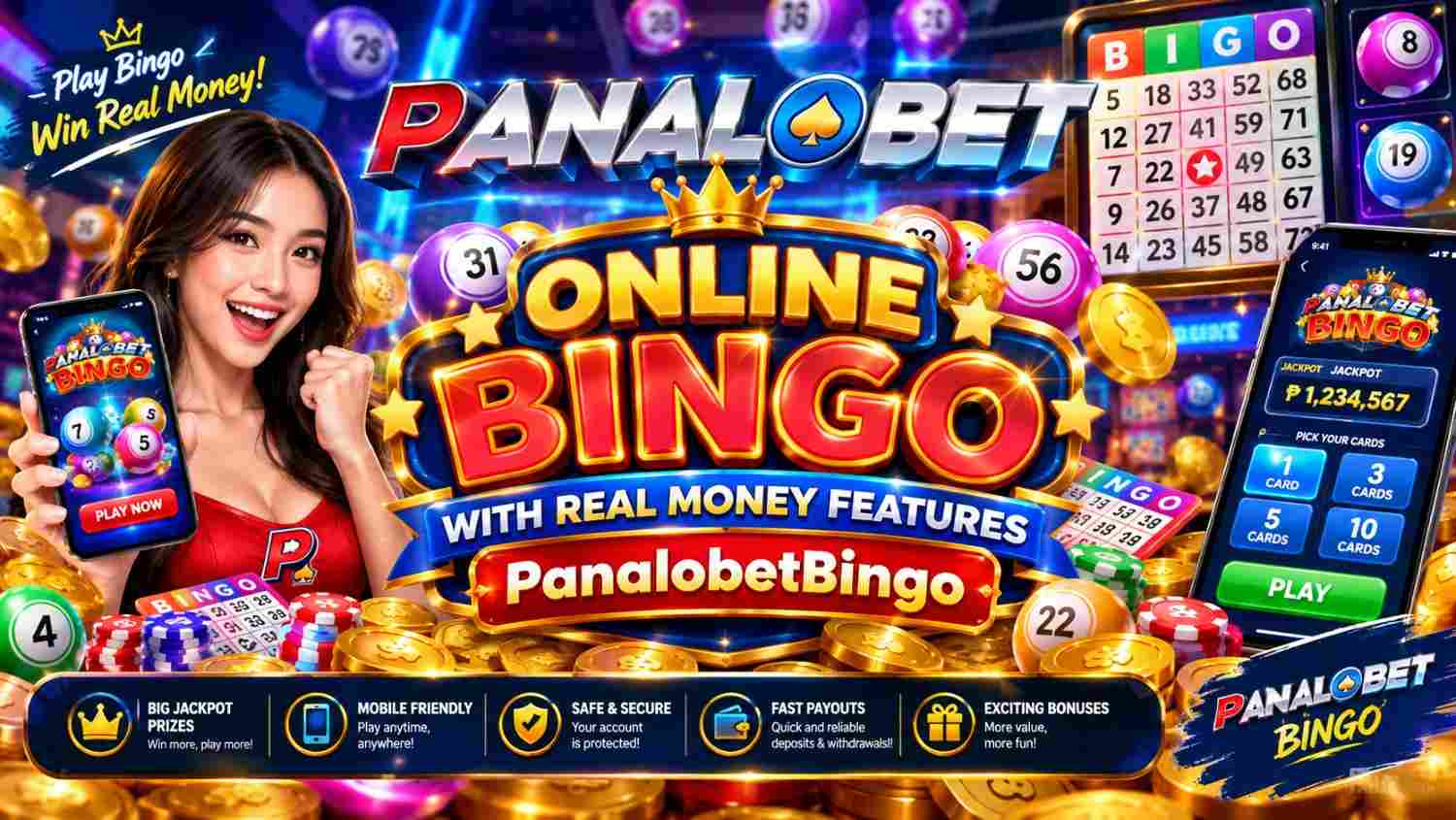Online Bingo With Real Money Features PanalobetBingo
